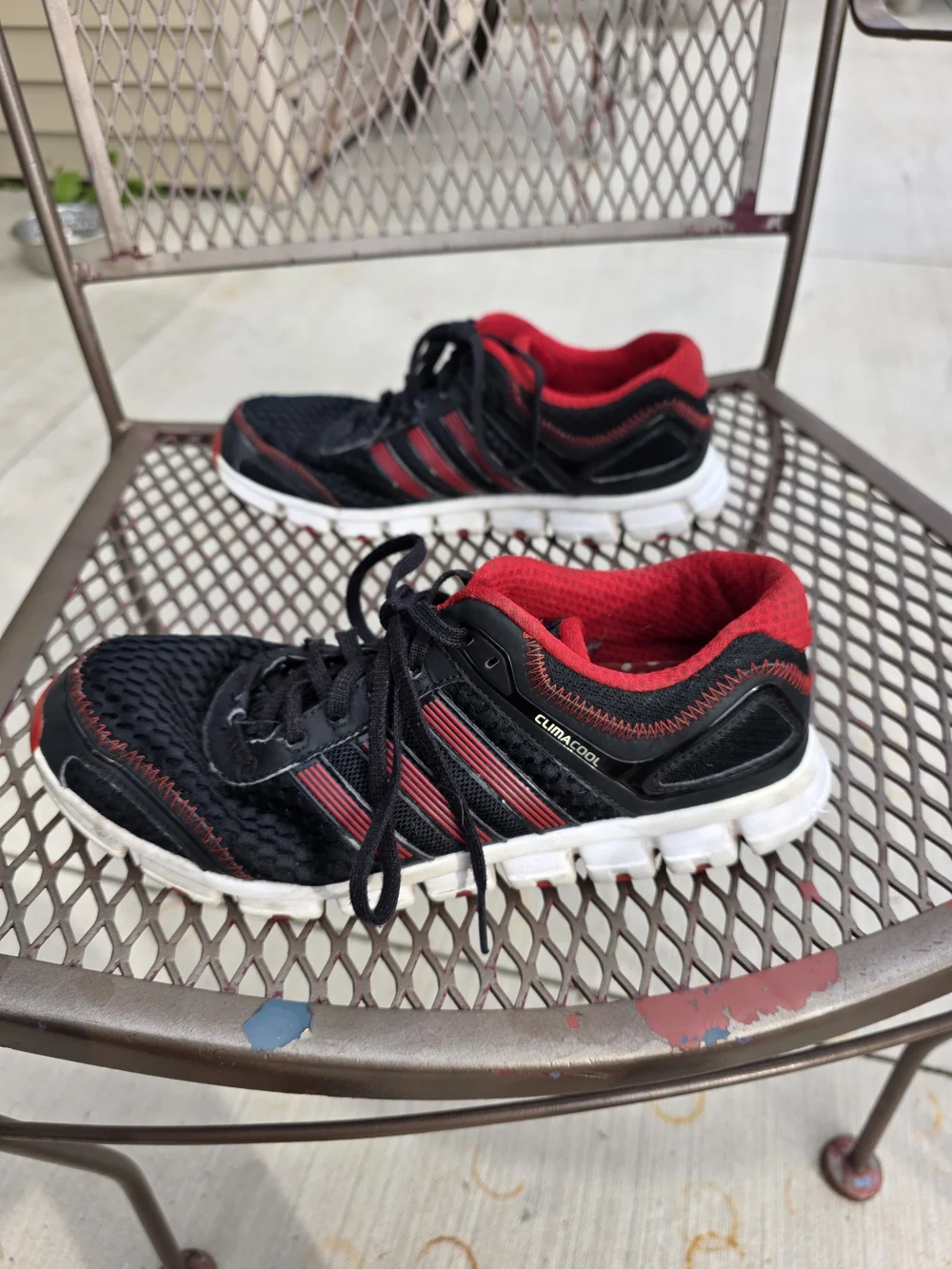 Adidas Climacool 1 Core Black Red Men's Athletic Shoes Black & Red US 9.5